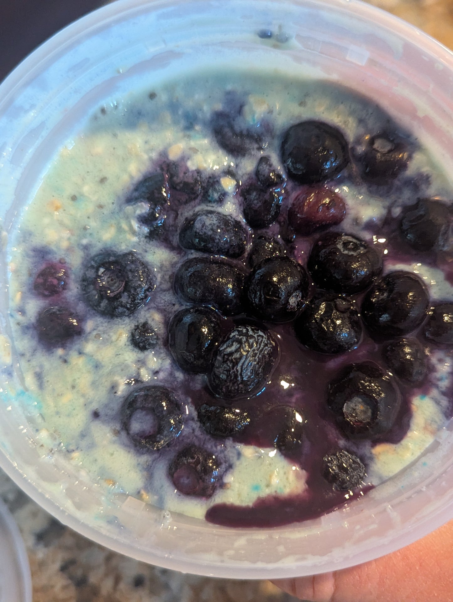 Blueberry Muffin Overnight Oats