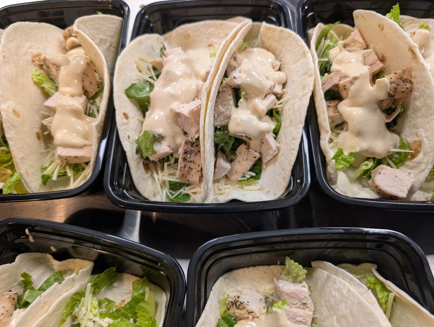 Chicken Caesar Salad Wrap