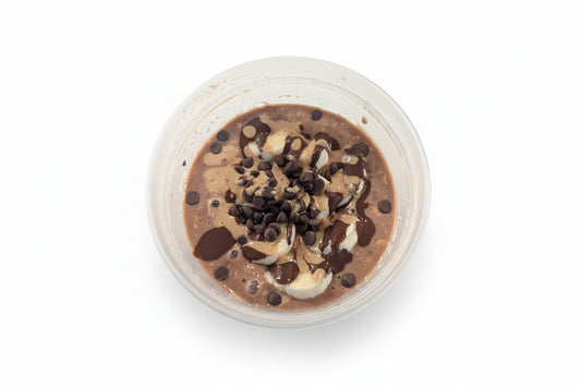 Chocolate PB Banana Overnight Oats