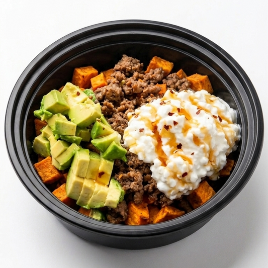 Hot Honey Sweet Potato Bowl